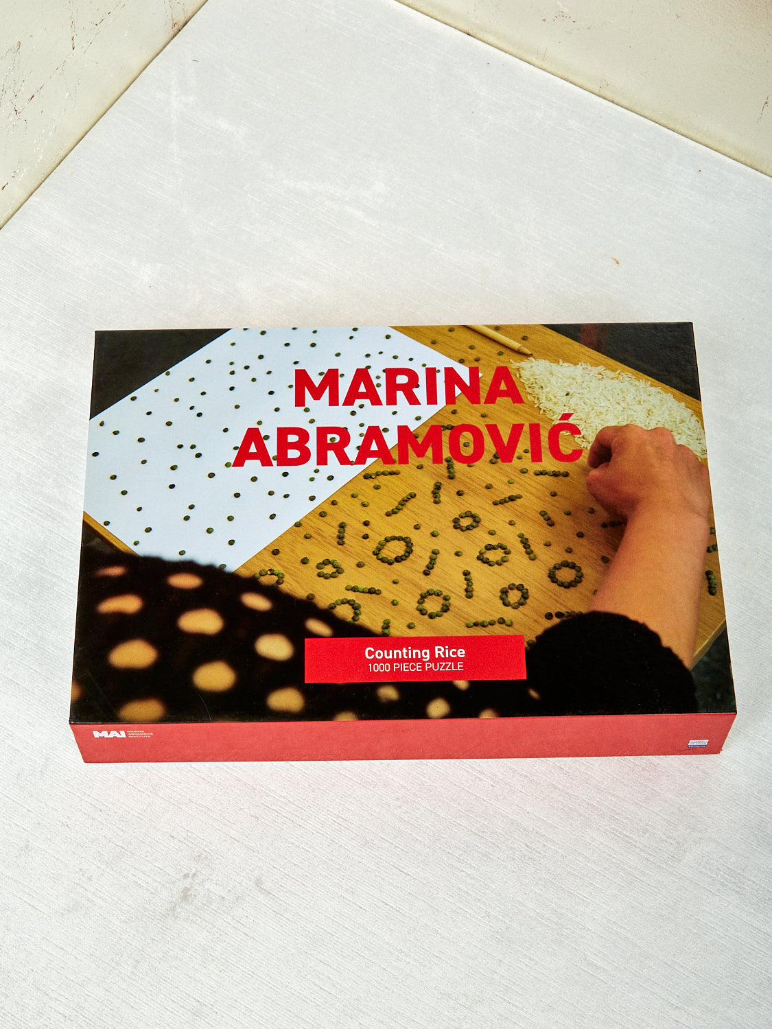 Counting Rice Puzzle x Marina Abramovic