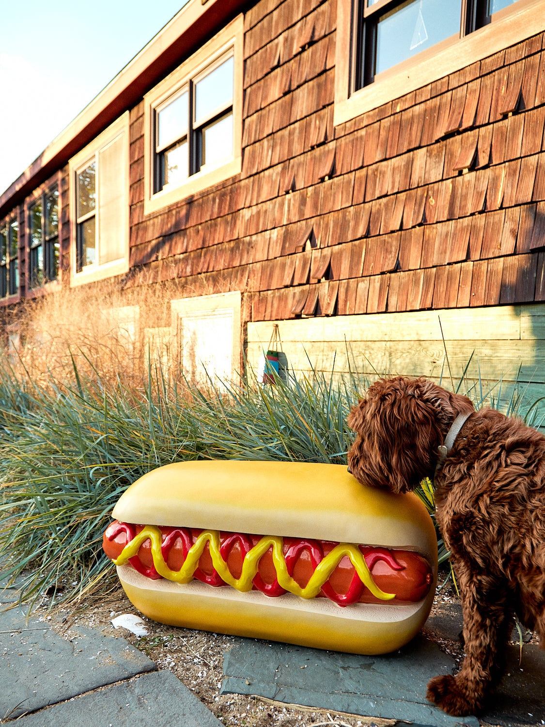 Giant Hot Dog Stool