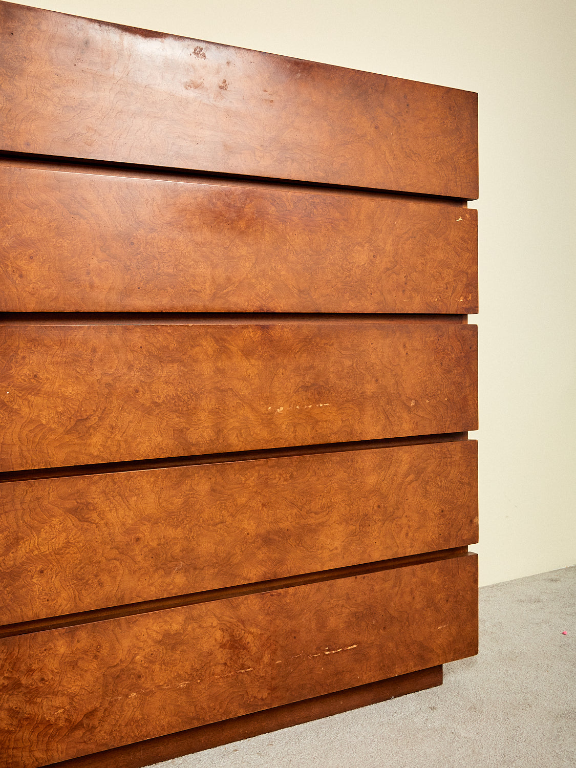 Vintage Burl Dresser by Roland Carter