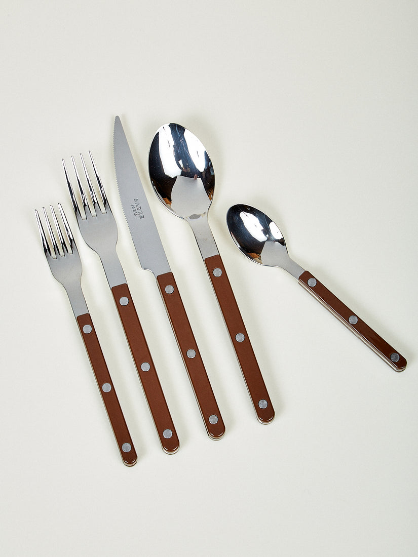 Stainless Steel Flatware in Chocolate