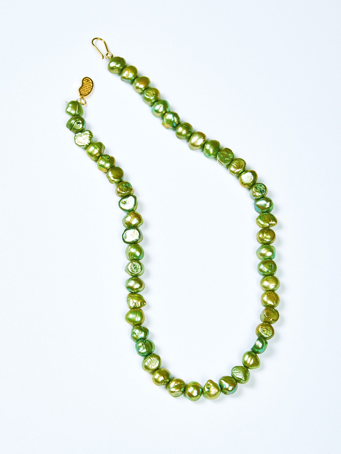 Host Necklace with English Pea Pearls