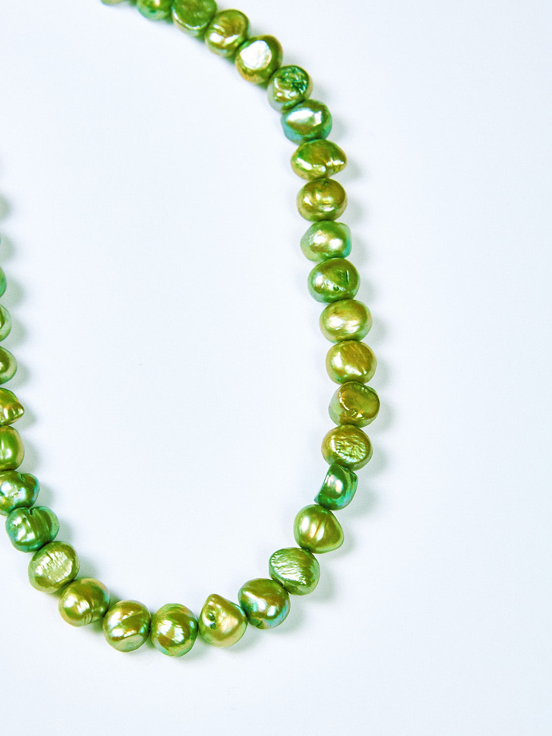 Host Necklace with English Pea Pearls