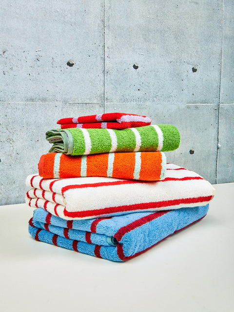 House Stripe Bath and Hand Towels