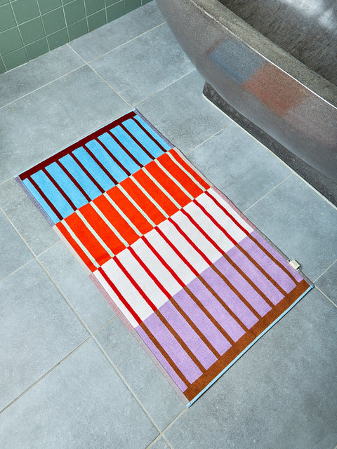 Copper Stripe Bath Mat