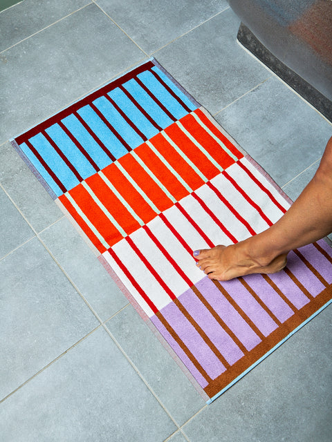 Copper Stripe Bath Mat