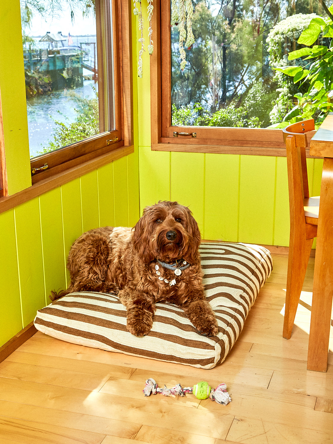 Oak Dog Bed