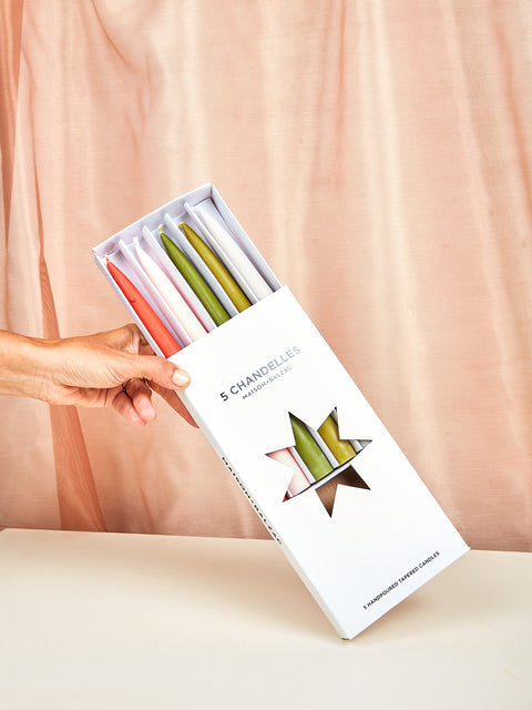 Spring Set of Taper Candles