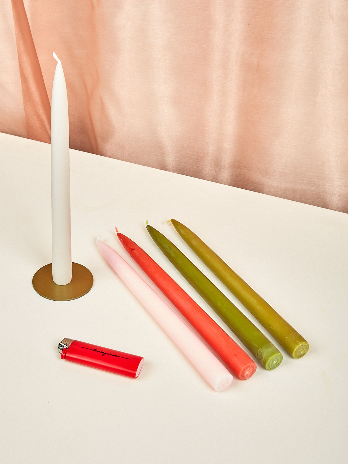 Set of 5 Taper Candles