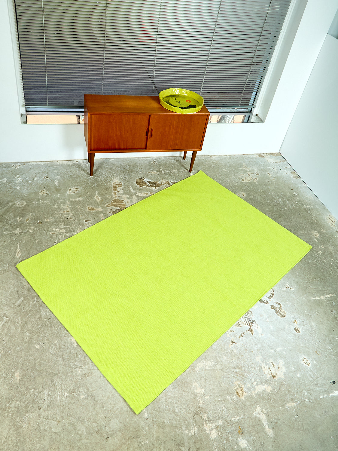 Olive Oil Cotton Rug