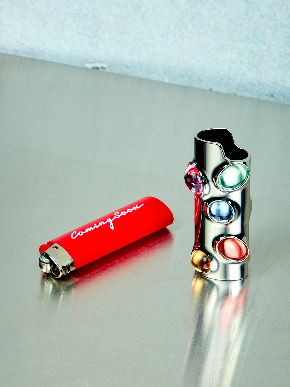 Gemstoned Lighter Holder