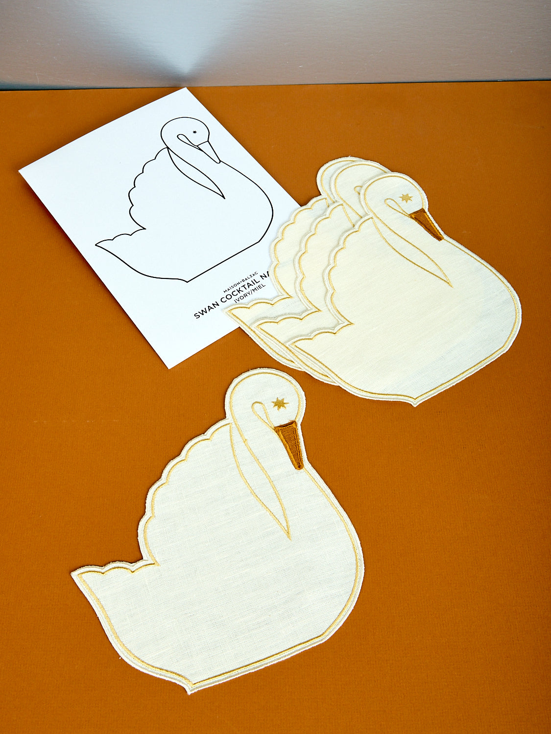 Swan Cocktail Napkins