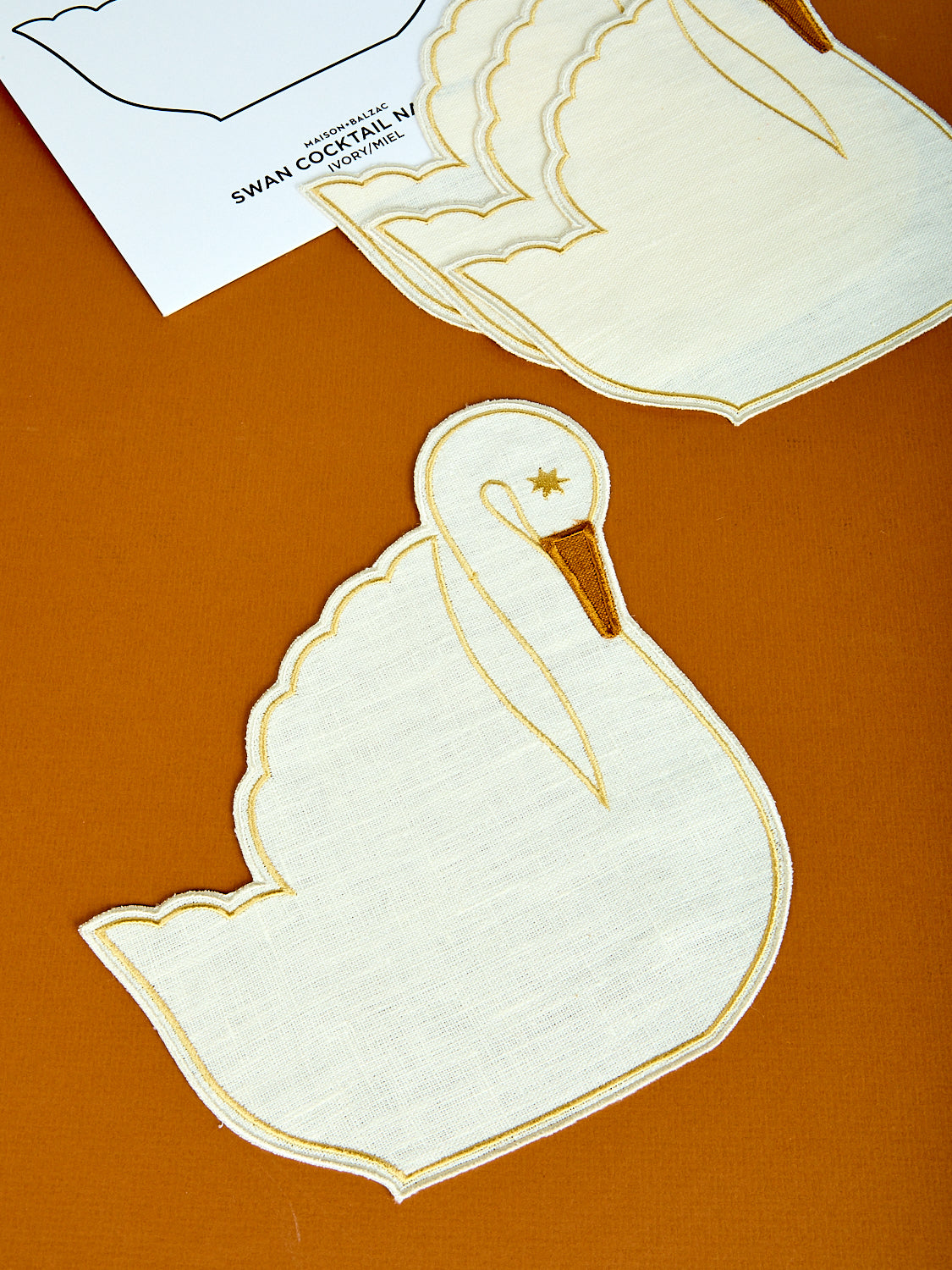 Swan Cocktail Napkins