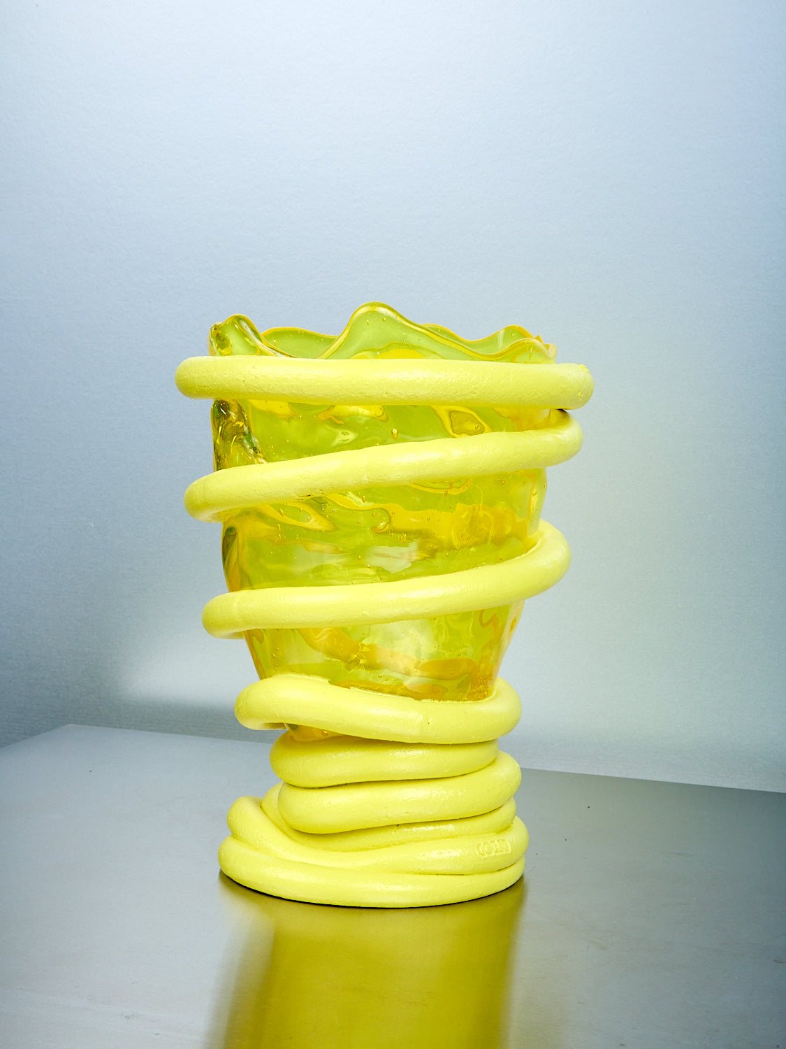 Pompitu Vase in Yellow