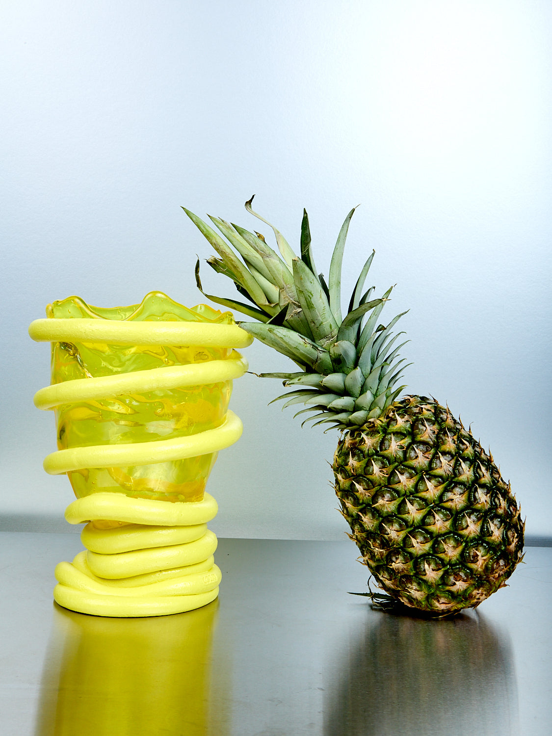 Pompitu Vase in Yellow