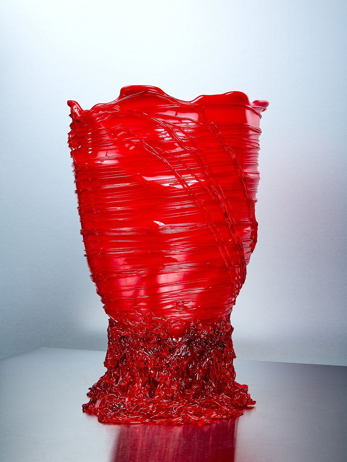 Large Spaghetti Vessel in Red