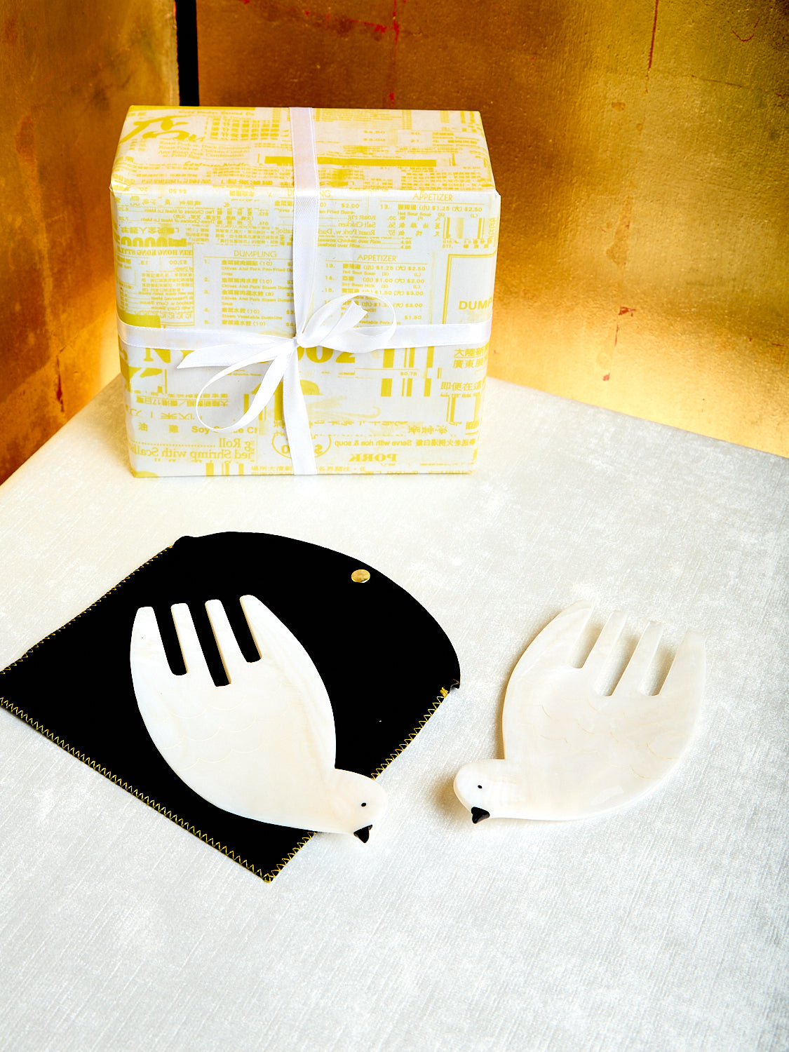 Dove Salad Servers
