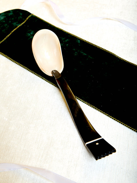 Pearl & Horn Serving Spoon