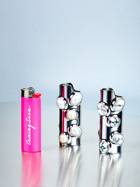 Gemstoned Lighter Holder