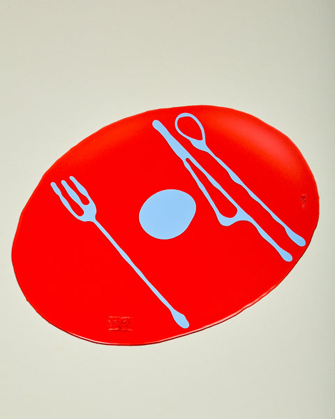 Transparent Table-Mates Placemat Tropical Fruit Collection
