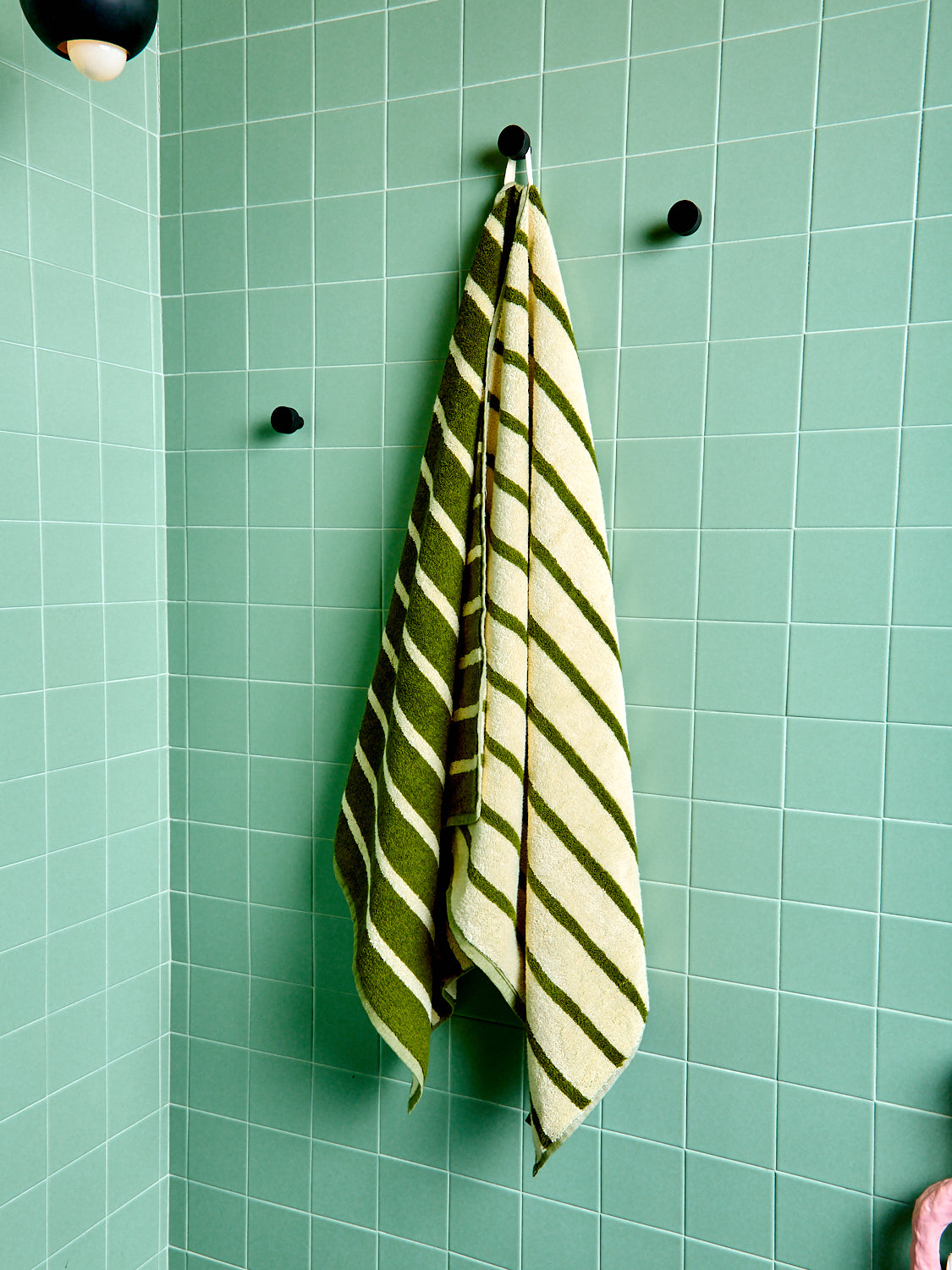 Bird Stripe Bath and Hand Towels