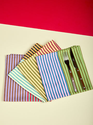 Duo Striped Napkins and Placemats