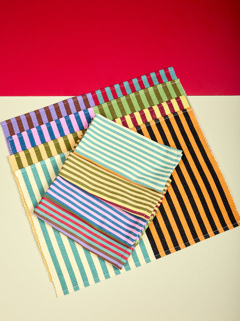 Duo Striped Napkins and Placemats