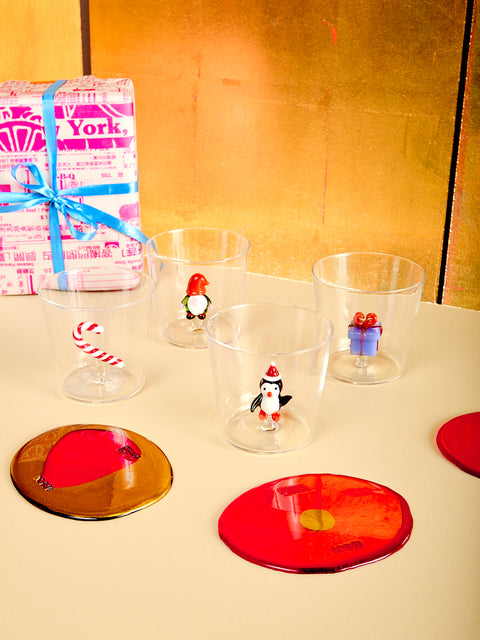 Set of 4 Holiday Cups