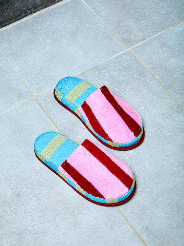 Striped Slippers