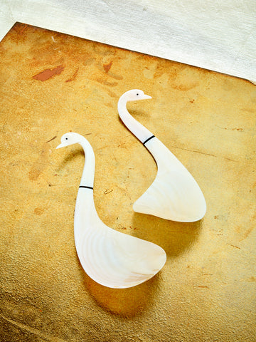 Swan Serving Spoons