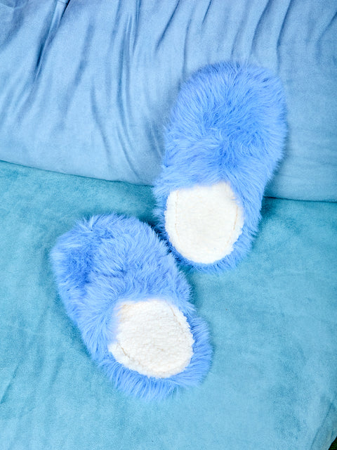 Fuzzy Slide Slippers