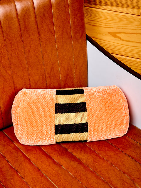 Tile Patch Chenille Pillow