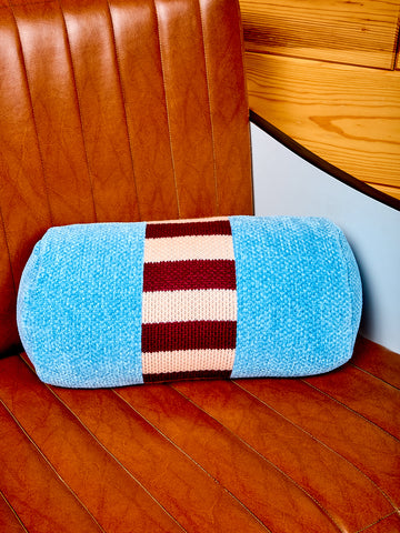 Tile Patch Chenille Pillow