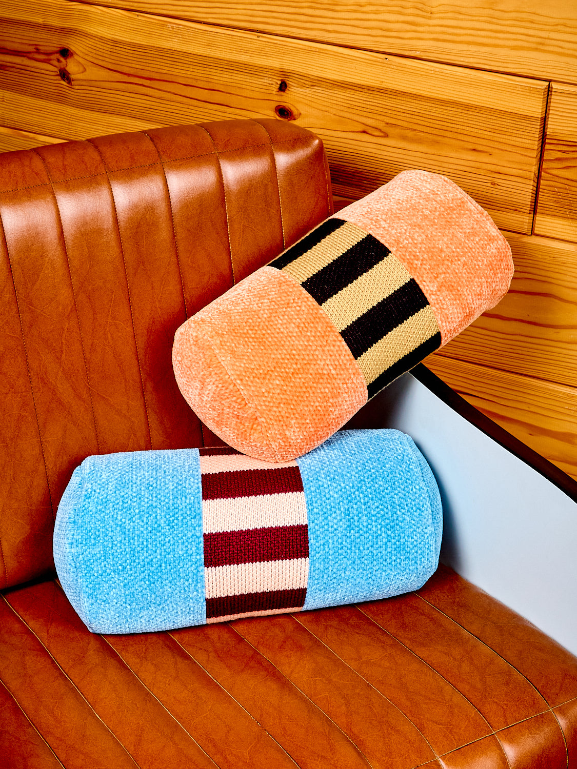 Tile Patch Chenille Pillow