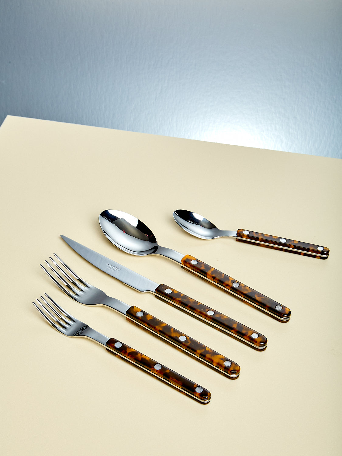 Tortoise Stainless Steel Flatware