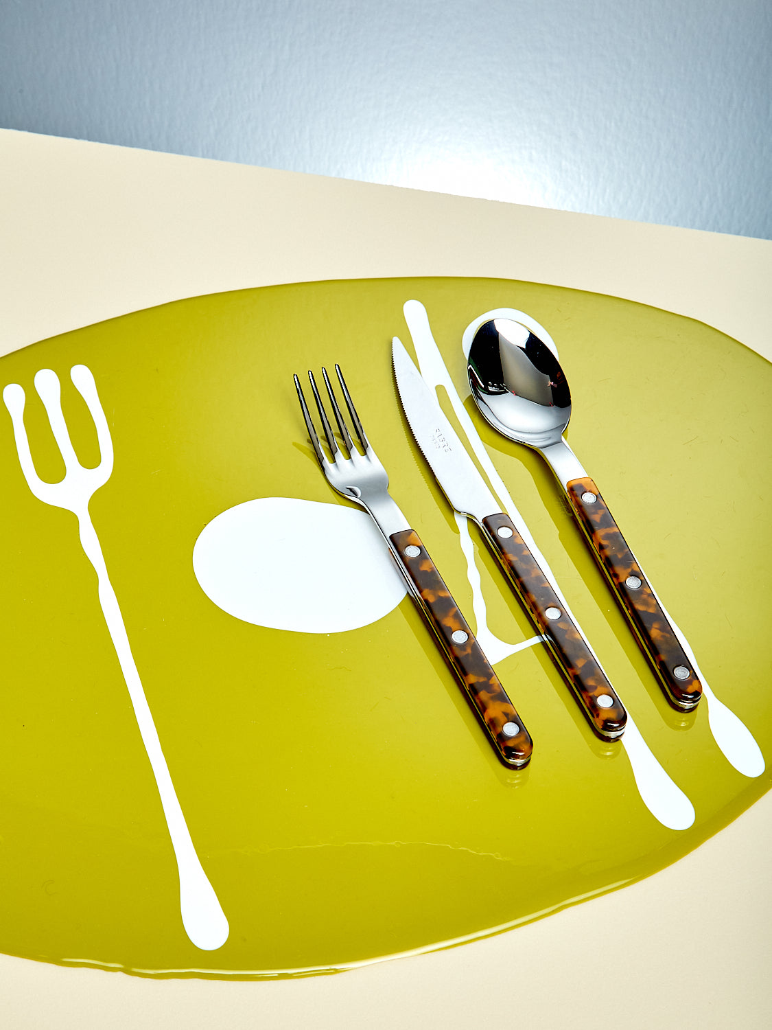 Tortoise Stainless Steel Flatware