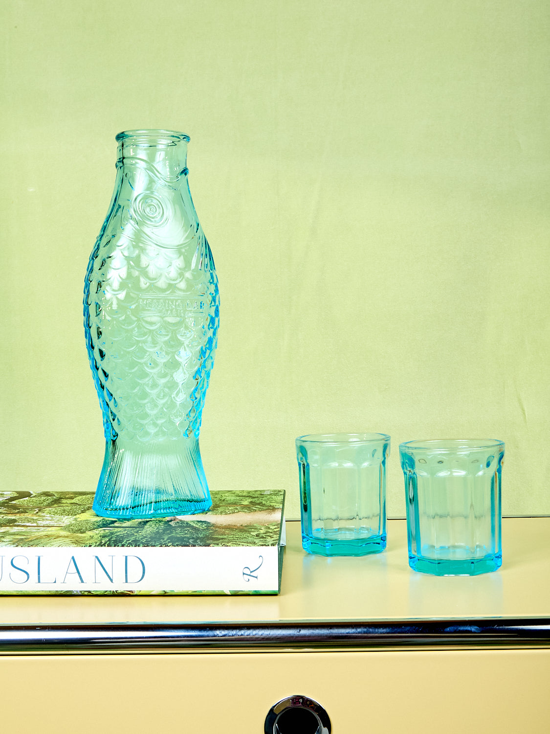 Fish Carafe and Glasses Set