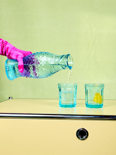 Fish Carafe and Glasses Set
