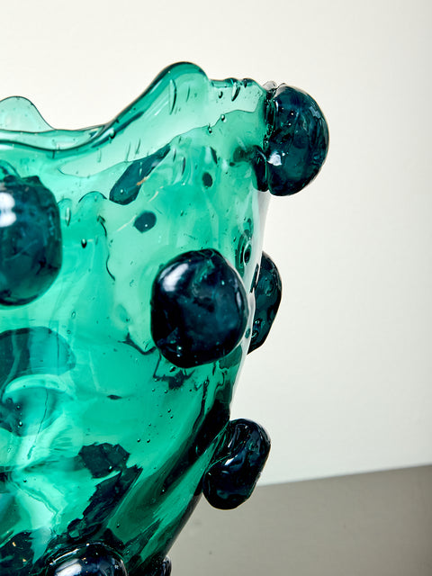 Large Nugget Vessel in Green