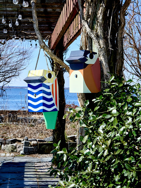 Hand-Painted Birdhouse