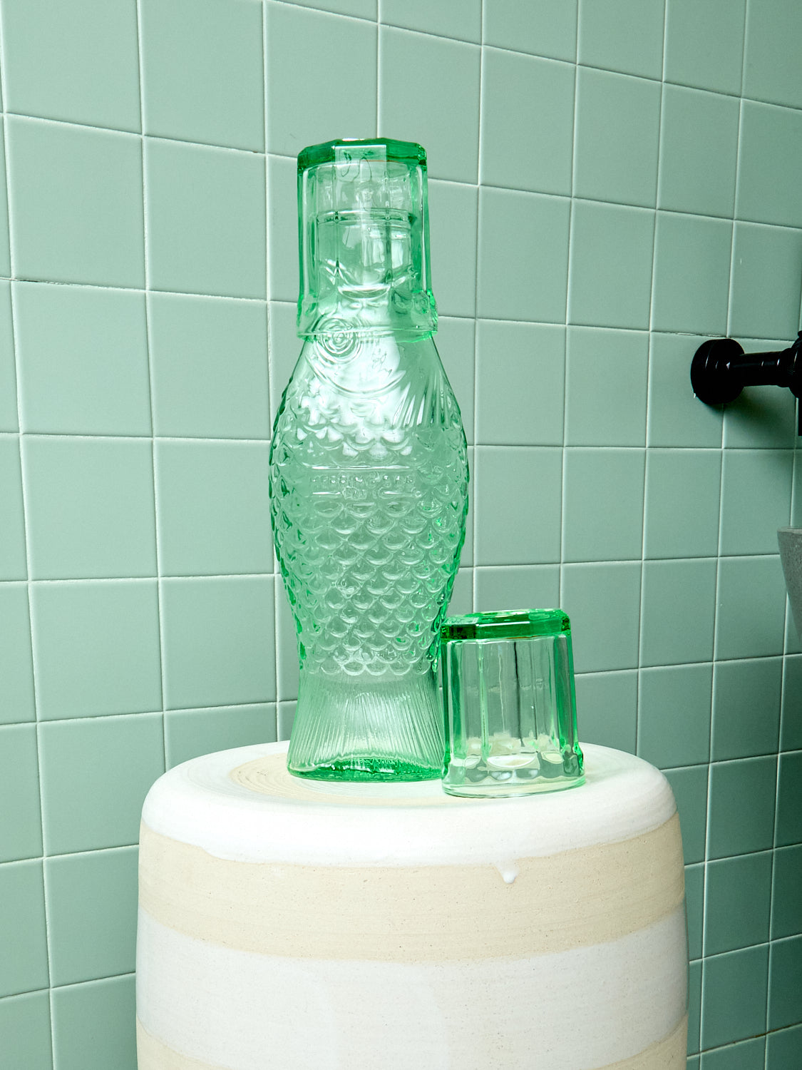 Fish Carafe and Glasses Set