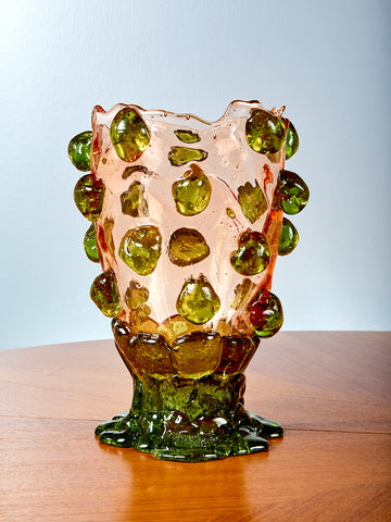 Nugget Vessel in Peach Olive