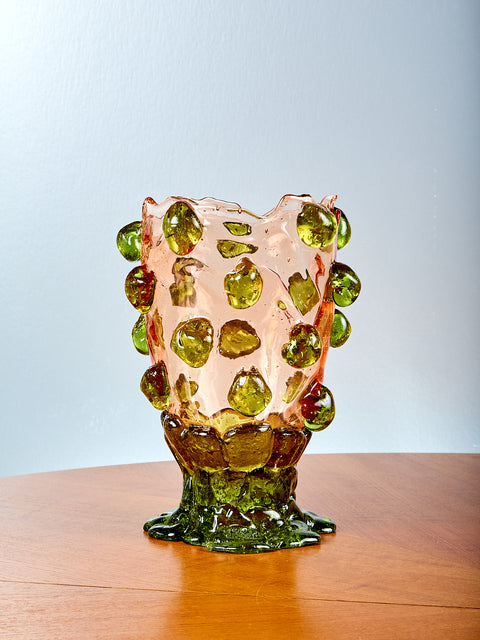 Nugget Vessel in Peach Olive