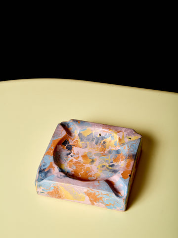 Concrete Ashtray and Incense Holder