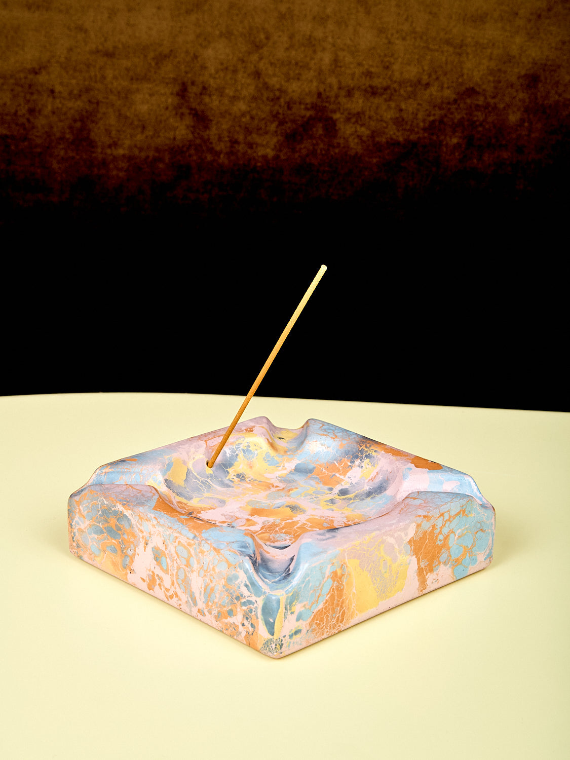 Concrete Ashtray and Incense Holder
