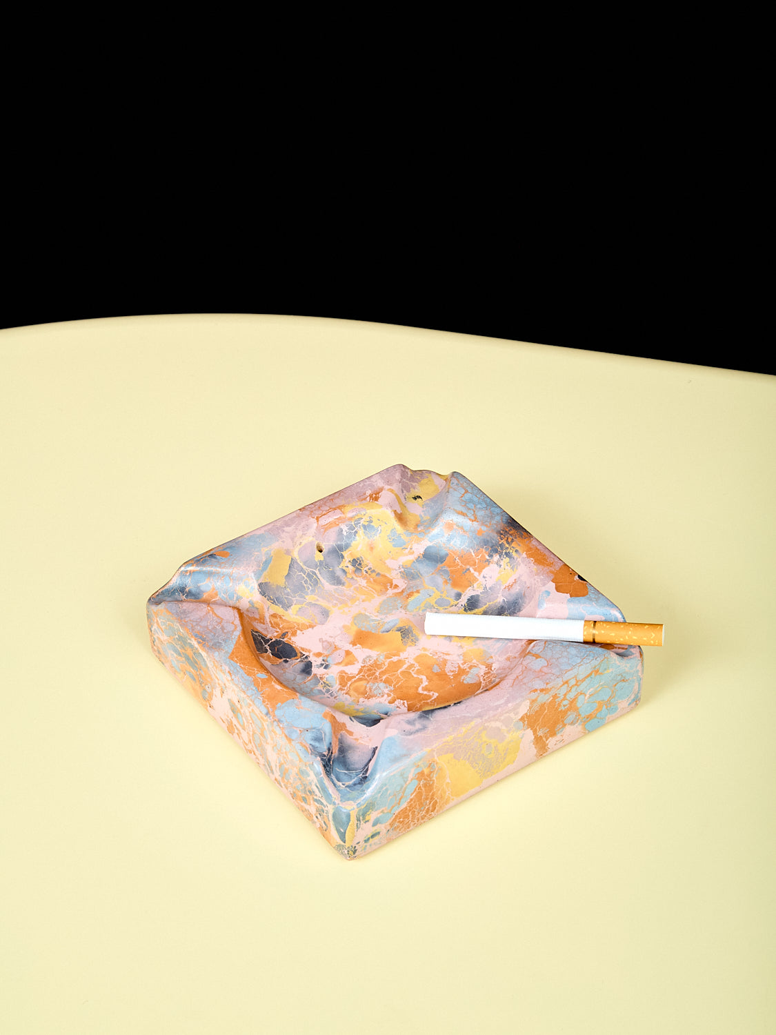 Concrete Ashtray and Incense Holder