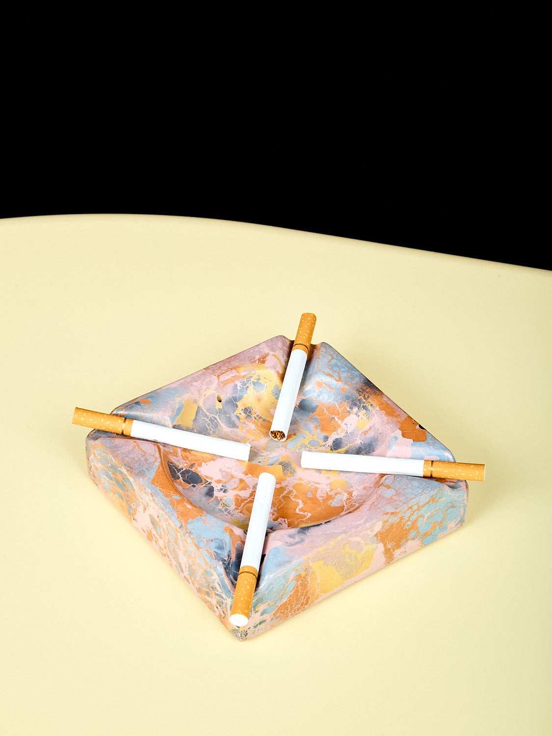 Concrete Ashtray and Incense Holder