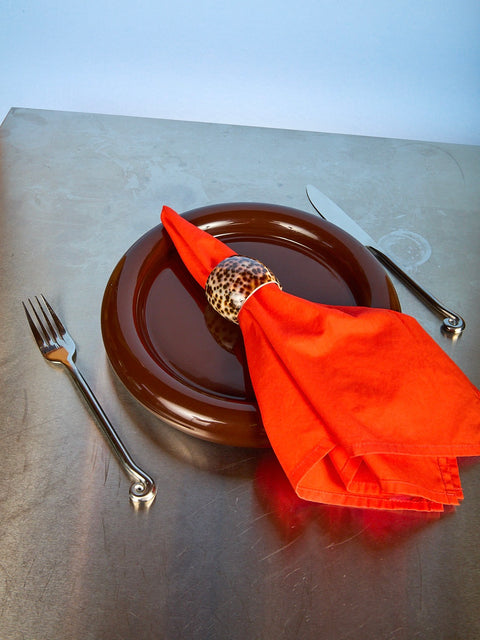 Cowrie Shell Napkin Ring Set