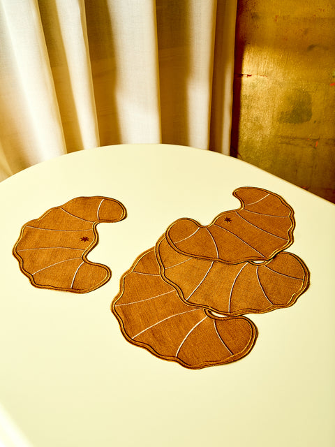 Croissant Cocktail Napkins