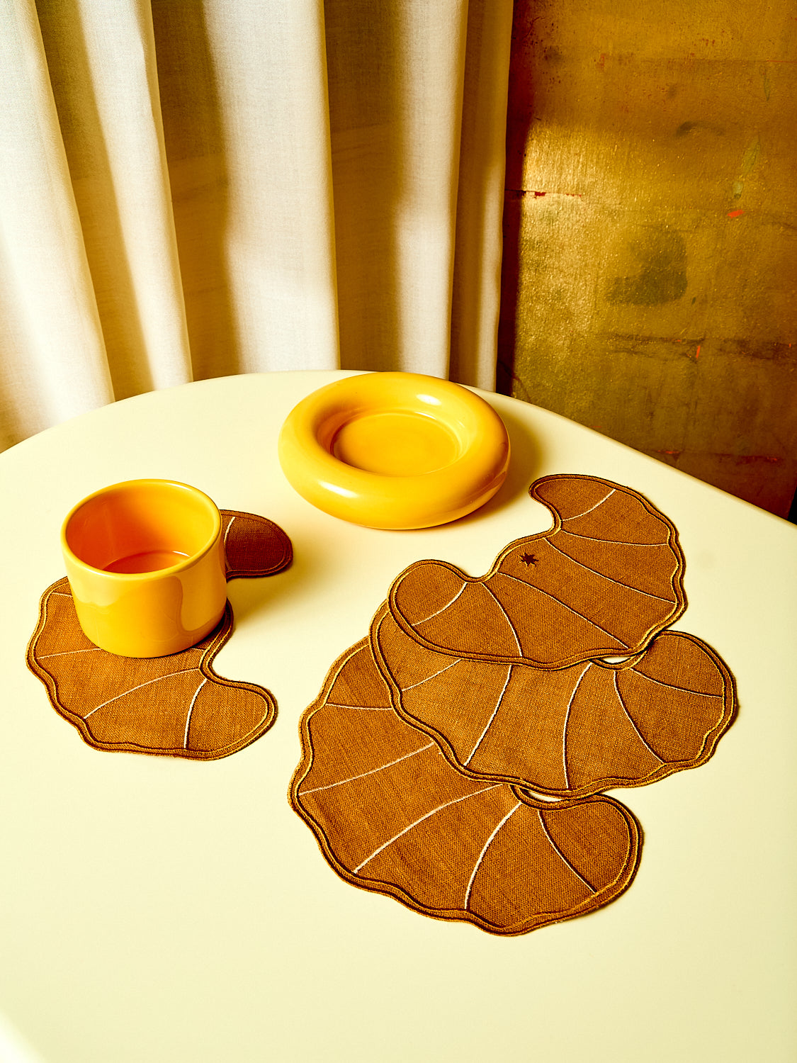Croissant Cocktail Napkins