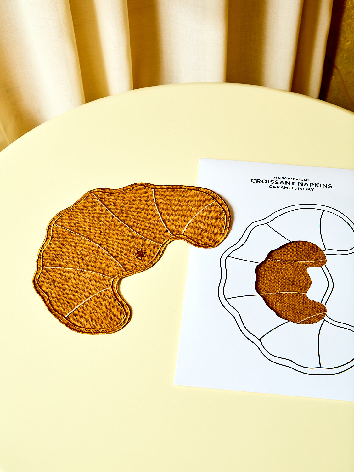 Croissant Cocktail Napkins